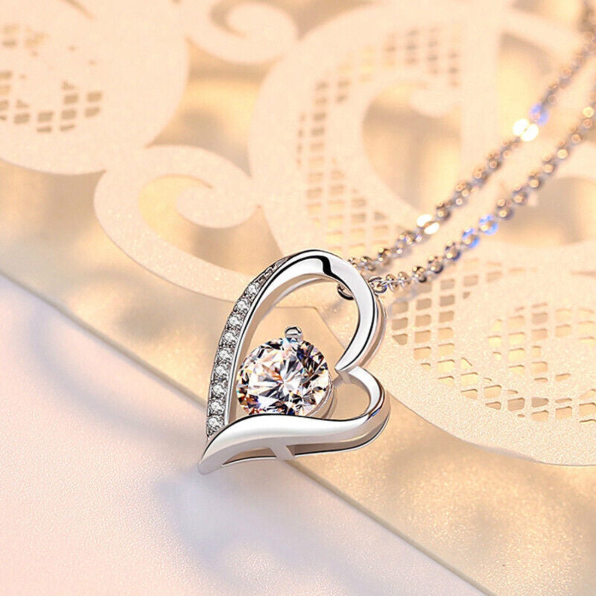 Stunning Heart Necklace 